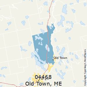 Old_Town,Maine County Map