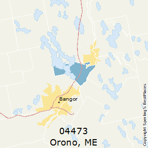 Orono,Maine County Map