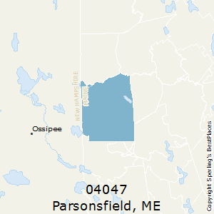 Parsonsfield,Maine County Map