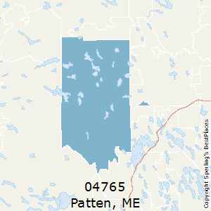 Patten,Maine County Map
