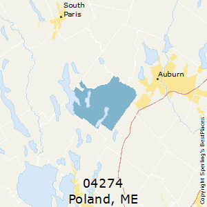 Poland,Maine County Map