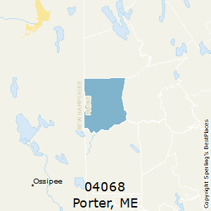 Porter,Maine County Map