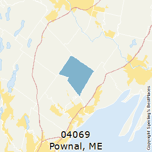 Pownal,Maine County Map