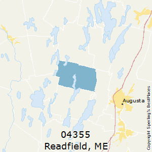 Readfield,Maine County Map