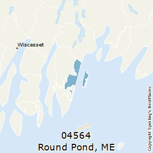 Round_Pond,Maine County Map