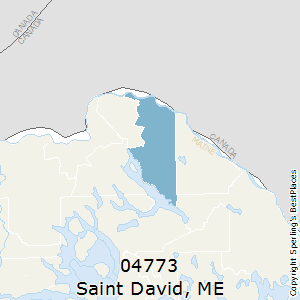 Saint_David,Maine County Map
