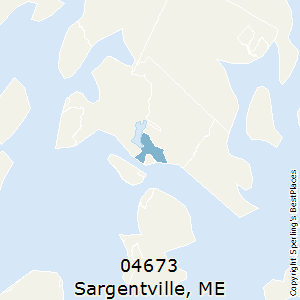 Sargentville,Maine County Map