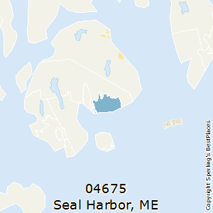 Seal_Harbor,Maine County Map