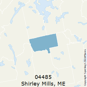 Shirley_Mills,Maine County Map