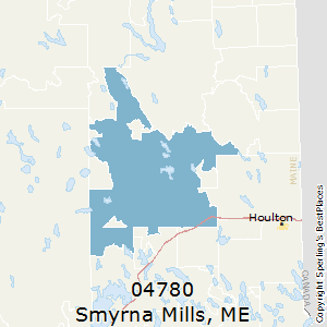 Smyrna_Mills,Maine County Map