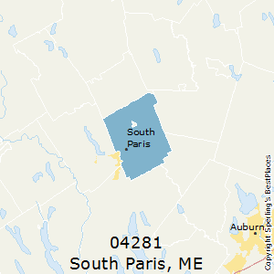 South_Paris,Maine County Map