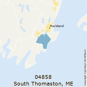 South_Thomaston,Maine County Map