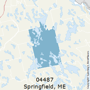 Springfield,Maine County Map