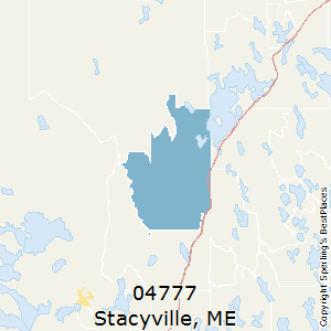 Stacyville,Maine County Map
