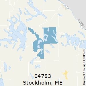 Stockholm,Maine County Map
