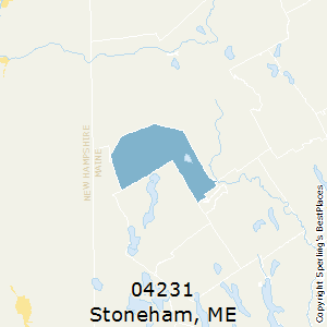Stoneham,Maine County Map