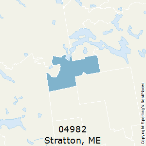 Stratton,Maine County Map