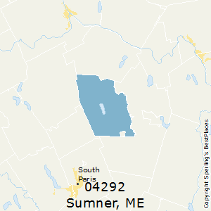 Sumner,Maine County Map