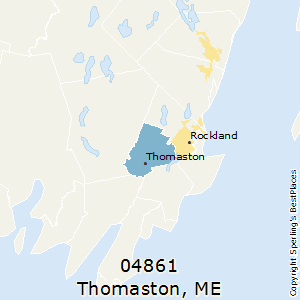 Thomaston,Maine County Map