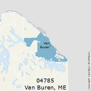 Van_Buren,Maine County Map