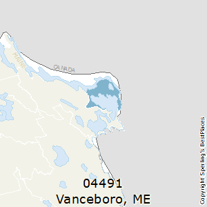 Vanceboro,Maine County Map