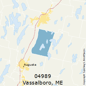 Vassalboro,Maine County Map