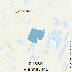 Vienna,Maine County Map