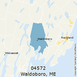 Waldoboro,Maine(04572) Zip Code Map