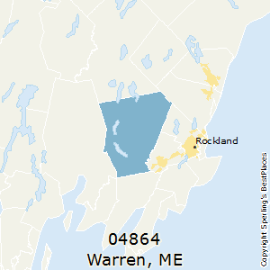 Warren,Maine County Map