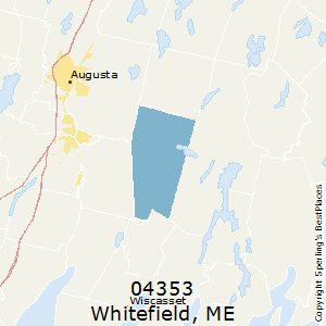Whitefield,Maine County Map