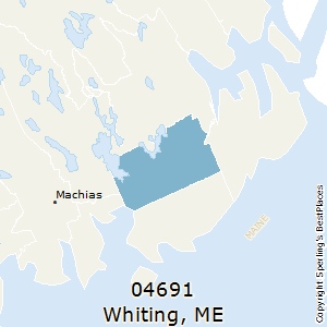 Whiting,Maine County Map