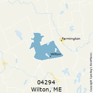 Wilton,Maine County Map