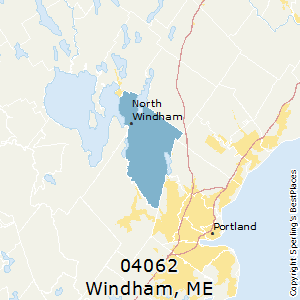 Windham,Maine County Map
