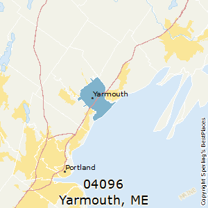 Yarmouth,Maine County Map