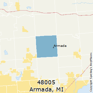 Armada,Michigan County Map