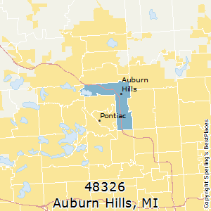 Auburn_Hills,Michigan County Map