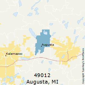 Augusta,Michigan County Map
