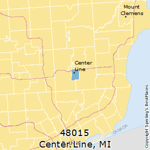 Center_Line,Michigan County Map