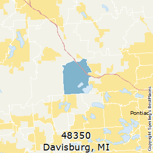 Davisburg,Michigan County Map