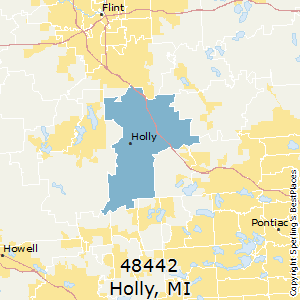 Holly,Michigan County Map
