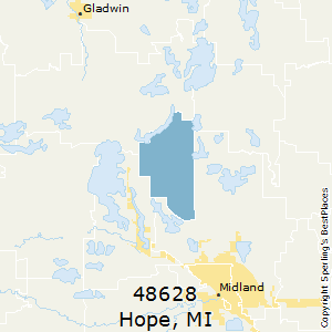 Midland Mi Zip Code Map Best Places To Live In Hope (Zip 48628), Michigan