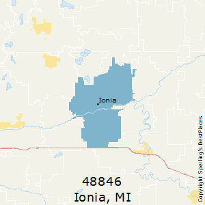 Ionia,Michigan County Map