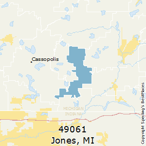 Jones (zip 49061), MI