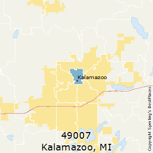 Kalamazoo,Michigan County Map