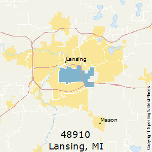 Lansing,Michigan County Map