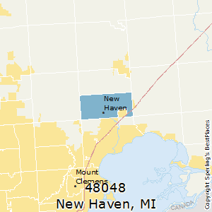 New_Haven,Michigan County Map