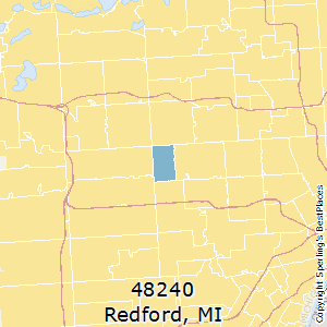 Redford,Michigan County Map