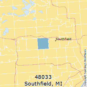 Southfield Zip Code Map Best Places To Live In Southfield (Zip 48033), Michigan