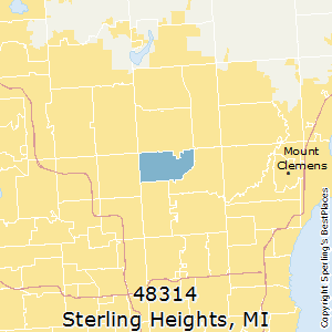 Sterling_Heights,Michigan County Map