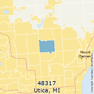 Utica,Michigan County Map